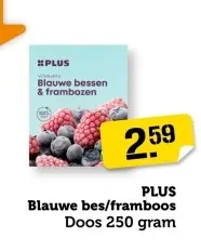 Aanbieding: Blauwe bes/framboos