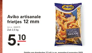 Aanbieding: Aviko artisanale frietjes 12 mm