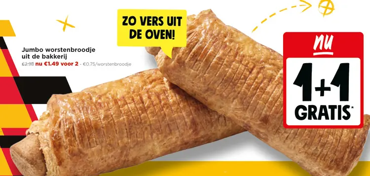 Promotie: Worstenbroodje