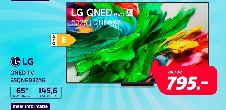 Aanbieding: LG QNED EVO 65QNED87A6 (2025)