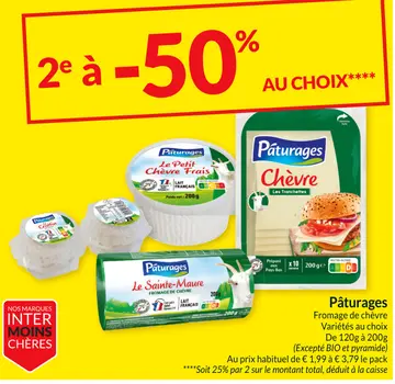 Offre: Pâturages Fromage de chèvre