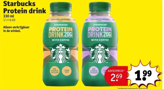 Promotie: Protein drink