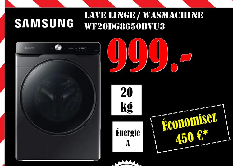 Offre: Lave linge/ wasmachineWf20dg8650bvu3