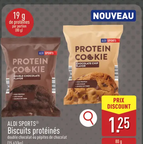Offre: Biscuits protéinés