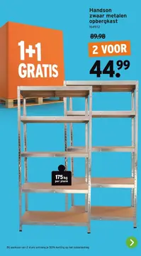 Aanbieding: Handson zwaar metalen opbergkast