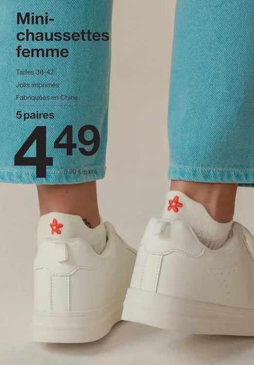 Offre: Mini-chaussettes femme