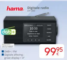 Aanbieding: Digitale radio DR1000
