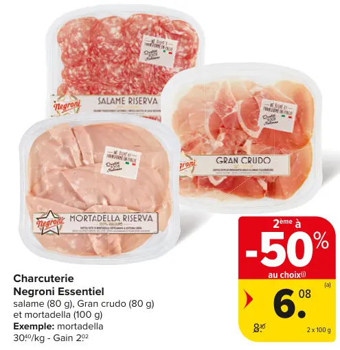 Offre: Charcuterie Negroni Essentiel