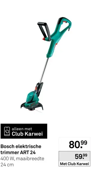 Aanbieding: Elektrische trimmer ART 24