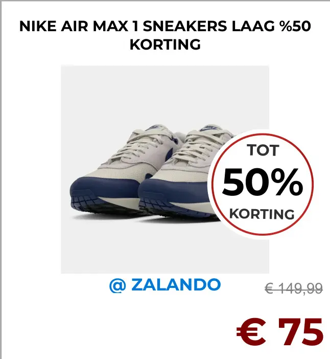 Aanbieding: Air max 1 sneakers