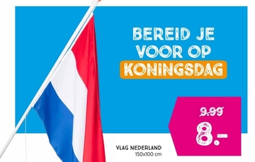 Aanbieding: Nederlandse vlag - 150x100 cm