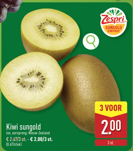 Promotie: Kiwi sungold