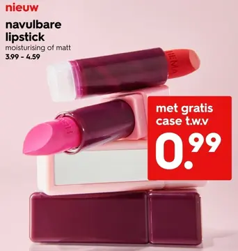 Aanbieding: navulbare lipstick