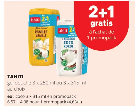 Offre: Gel douche