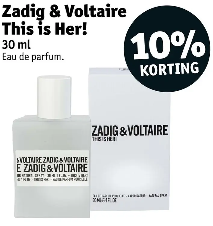 Promotie: Zadig & Voltaire This is Her!