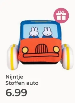 Aanbieding: Nijntje Stoffen auto