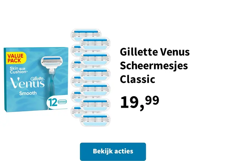 Promotie: Gillette Venus Scheermesjes Classic
