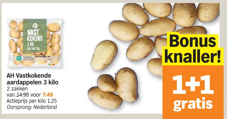 Promotie: Vastkokende aardappelen