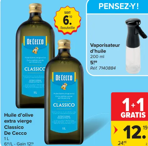 Offre: Huile d'olive extra vierge Classico