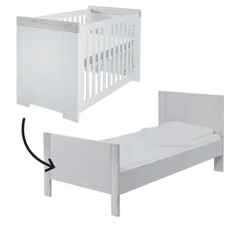 Aanbieding: Bedje ombouwbaar tot juniorbed