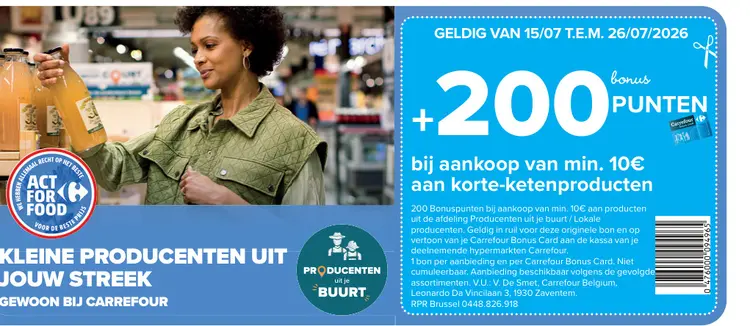 Promotie: Kleine producenten uit jouw streek