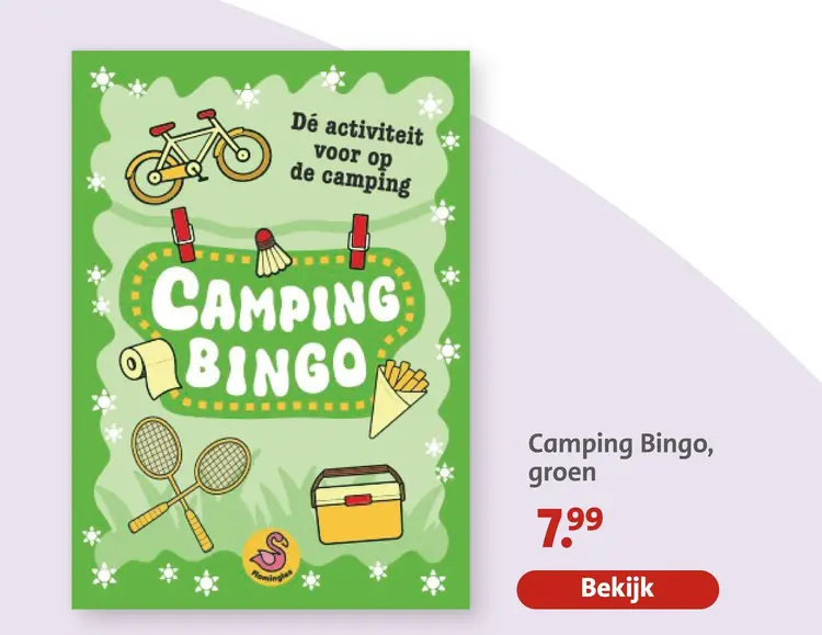 Aanbieding: Camping Bingo