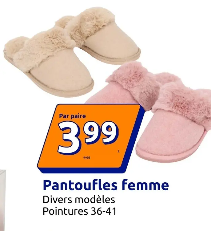 Offre: Pantoufles femme