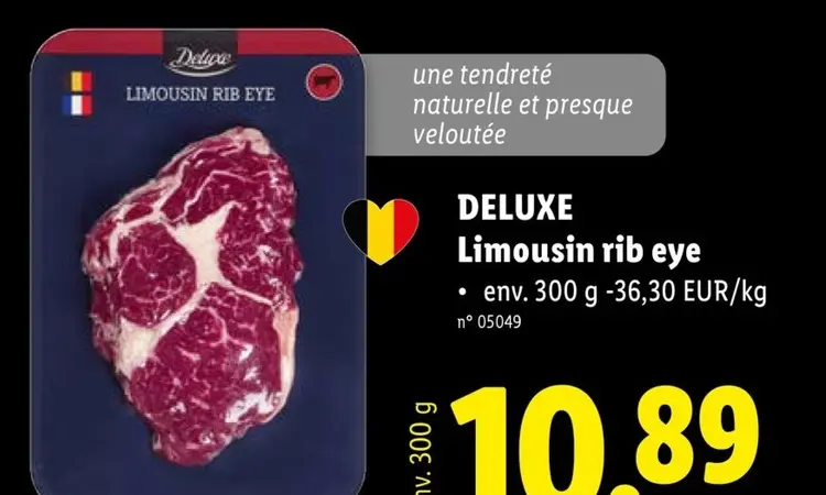 Offre: Deluxe Limousin rib eye