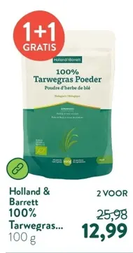 Aanbieding: Holland & Barrett 100% Tarwegras