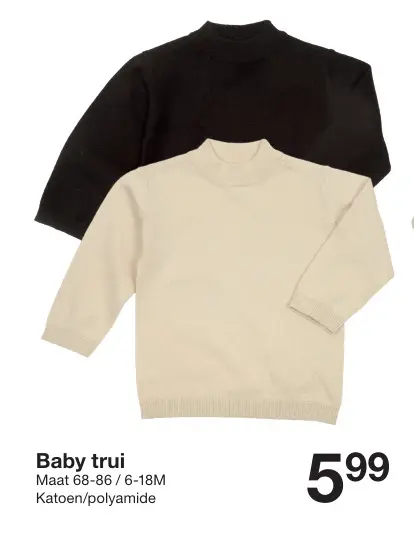 Aanbieding: Baby trui
