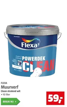 Aanbieding: Muurverf Clean stralend wit