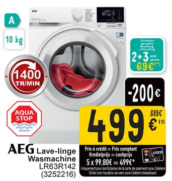 Offre: Lave-linge / Wasmachine LR63R142