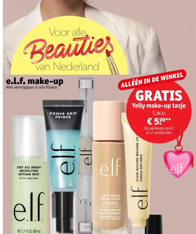Aanbieding: Yelly make-up tasje