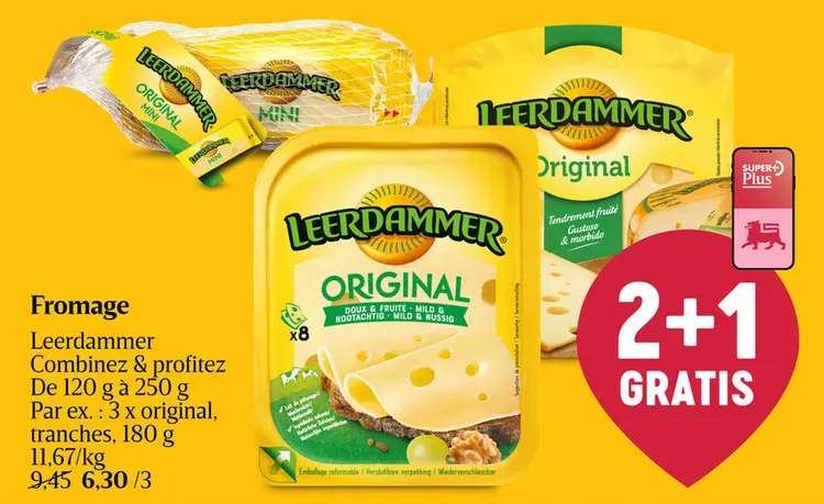 Offre: Fromage Leerdammer Original