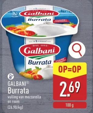 Promotie: Burrata