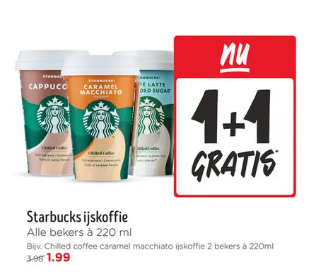 Aanbieding: Starbucks ijskoffie