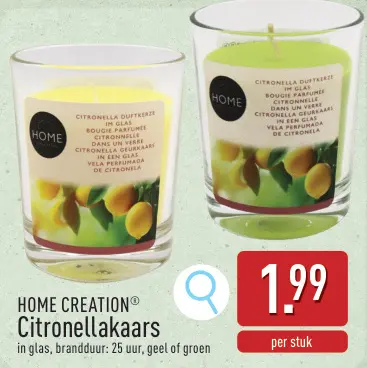 Promotie: Citronellakaars