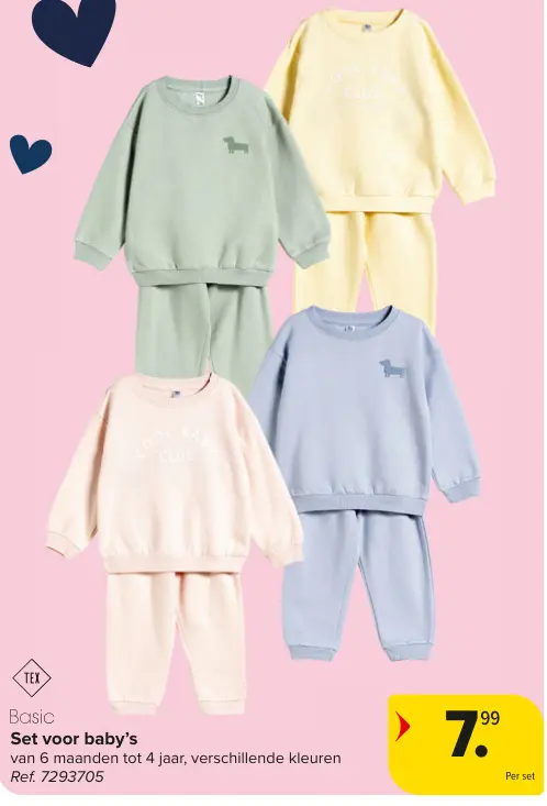 Promotie: Set voor baby's