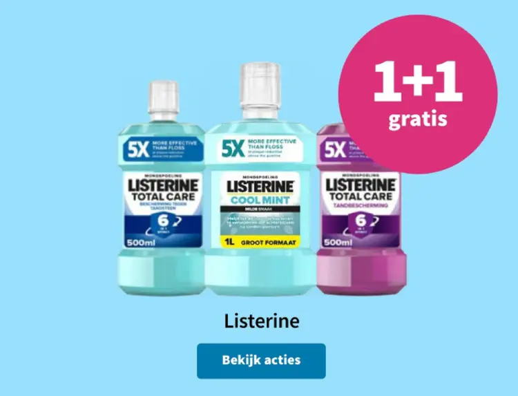 Promotie: Listerine Total Care / Cool Mint