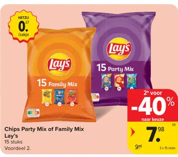 Aanbieding: Chips Party Mix of Family Mix