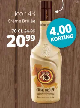 Aanbieding: Licor 43 Crème Brûlée