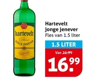 Aanbieding: Hartevelt jonge jenever