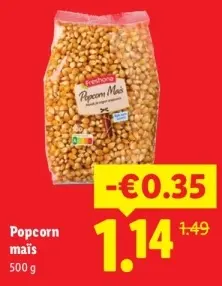 Aanbieding: Popcorn maïs