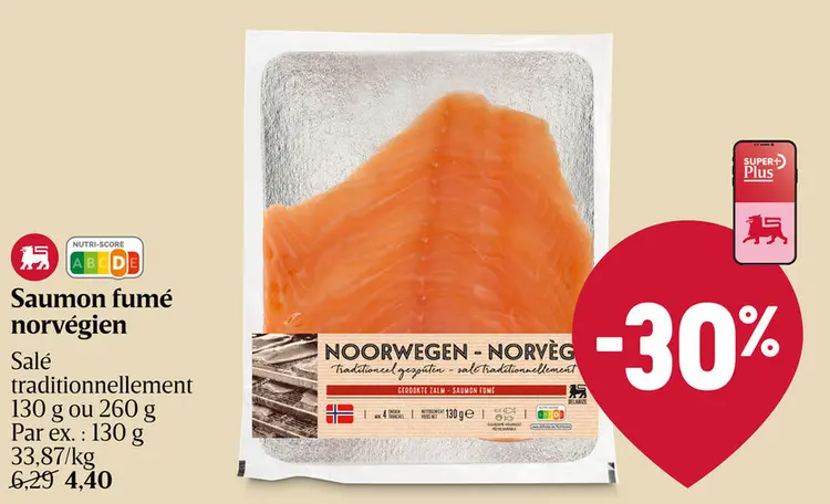 Offre: Saumon fumé norvégien
