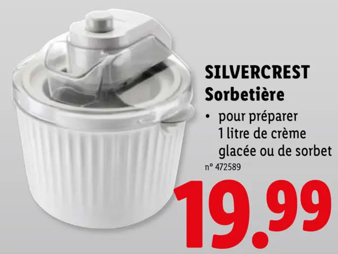 Offre: Sorbetière