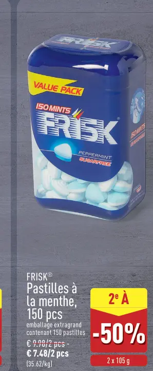 Offre: Pastilles à la menthe