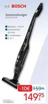Aanbieding: Steelstofzuiger