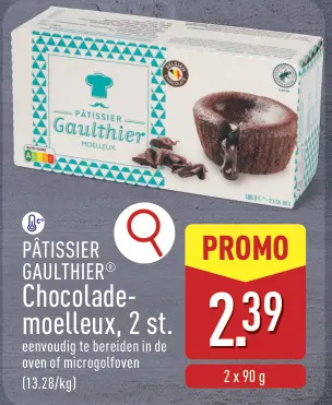 Promotie: Chocolade-moelleux