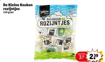 Aanbieding: De Kleine Keuken rozijntjes