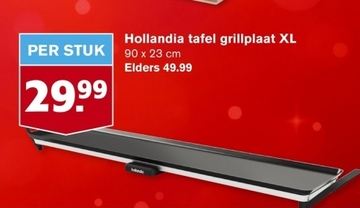 Aanbieding: Hollandia tafel grillplaat XL